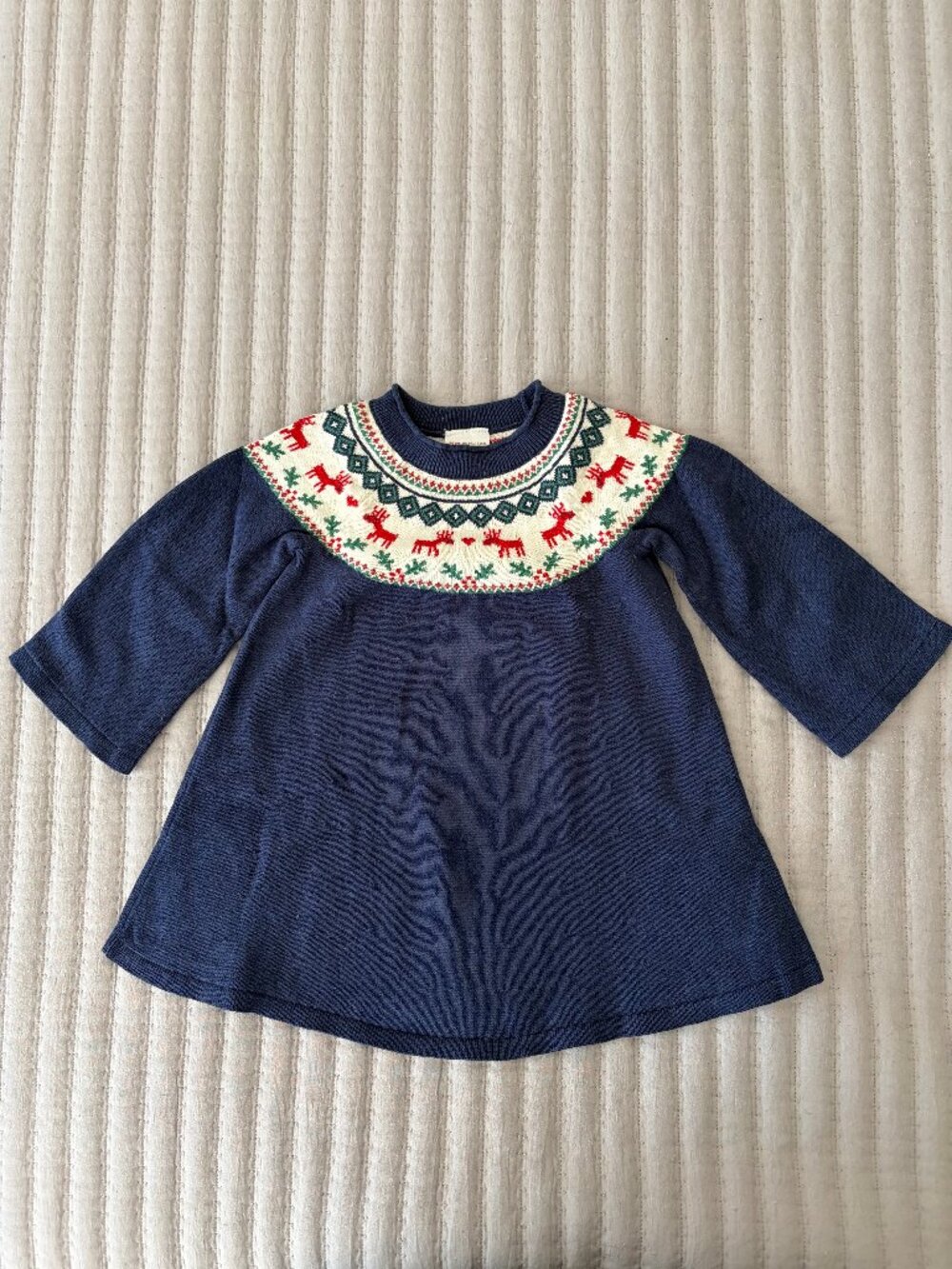 Hannah Andersson holiday sweater dress
